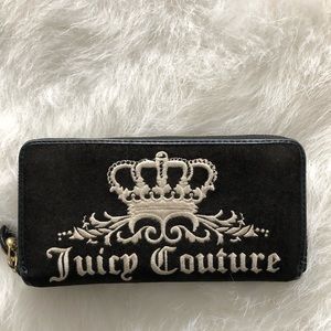 Black Velvet Juicy Couture Wallet